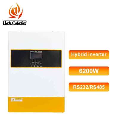 Off Grid Single Phase MPPT 6.2kw 48V Hybrid Solar Inverter Pure Sine Wave Reliable Operation