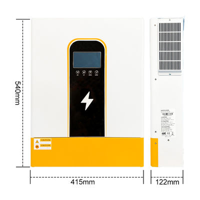 Hybrid Solar Inverter 8.5kw 11KVA 11kw Single Phase Pure Sine Wave MPPT Detachable Dust Cover