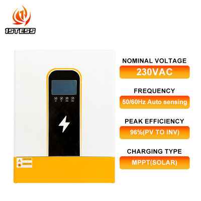 48V 11kw Hybrid Solar Inverter Single Phase Pure Sine Wave Off Grid with Dual MPPT Parallel 6 Units